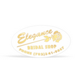 Oval Foil Stamped Roll Seal (1 1/4"x2 1/4")